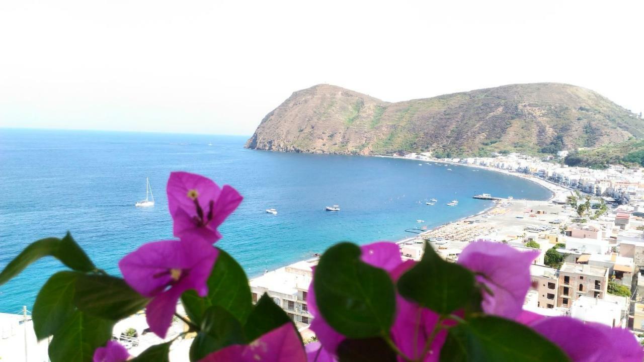 Villa Vista Mare Mela Липари Экстерьер фото